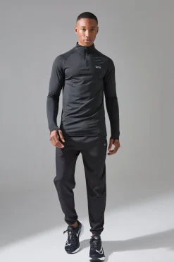 boohooMAN Surhomme Active Quarter Zip et Jogger Tracksuit<Homme Tout Afficher|Tout Afficher Activewear