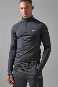 boohooMAN Surhomme Active Quarter Zip et Jogger Tracksuit<Homme Tout Afficher|Tout Afficher Activewear