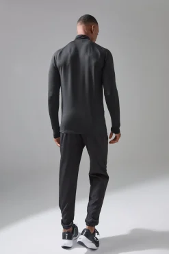 boohooMAN Surhomme Active Quarter Zip et Jogger Tracksuit<Homme Tout Afficher|Tout Afficher Activewear