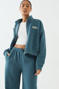Survêtement Bomber DSGN Studio Sport à Col Montant et Fermeture Zippée