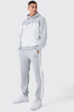 Survêtement à capuche color block - MAN