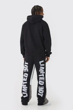 boohooMAN Survêtement à capuche à empiècement cœur Regular Limited<Homme Survêtements