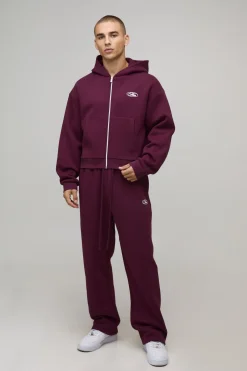 Survêtement à capuche zippé Hamptons pour homme à coupe resserrée