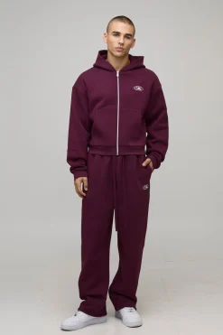 Survêtement à capuche zippé Hamptons pour homme à coupe resserrée
