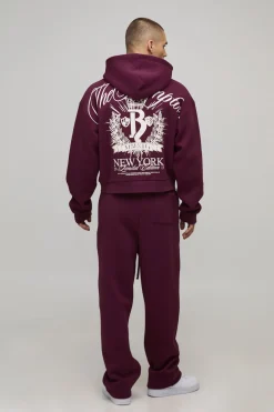 Survêtement à capuche zippé Hamptons pour homme à coupe resserrée