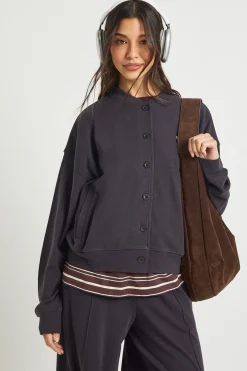 Survêtement Cardigan Côtelé