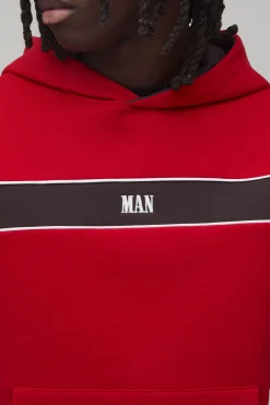 boohooMAN Survêtement à Casynthétiqueche Oversize Brodé Croix Tall<Homme Tout Afficher|Survêtements