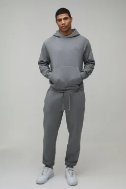 boohooMAN Survêtement à Casynthétiqueche Homme Coupe Ample Sport<Homme Survêtements