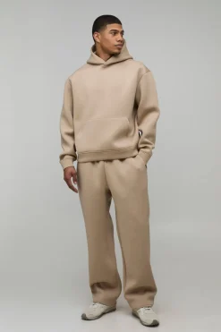 Survêtement à Casynthétiqueche Oversize Boxy en Scuba Contrecollé