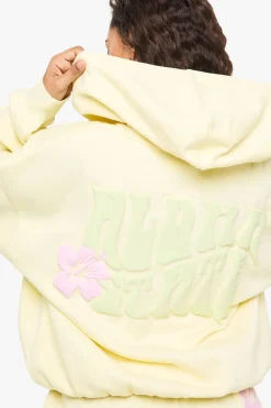 Survêtement court à zip intégral à imprimé floral puff