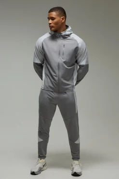 boohooMAN Survêtement de jogging homme actif à blocs de couleurs<Femme Tout Afficher|Tout Afficher Activewear