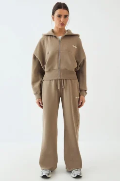 DSGN Studio Survêtement à Casynthétiqueche Zippé Crop Boxy avec Ourlet Profond<Femme Survêtements|Survêtements
