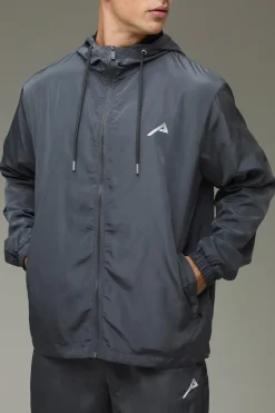 boohooMAN Survêtement en Nylon Veste à Casynthétiqueche Coupe Droite & Jogging Décontracté<Homme Survêtements|Tout Afficher Activewear