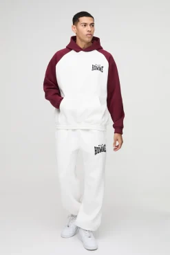 Survêtement Homme Oversize à Casynthétiqueche et Manches Raglan