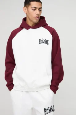 Survêtement Homme Oversize à Casynthétiqueche et Manches Raglan