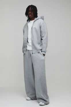 Survêtement Homme Tall Oversize Boxy Sport à Casynthétiqueche Zippé Jambes Larges