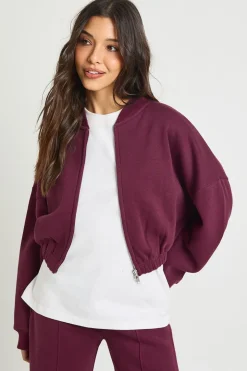 Survêtement Jambes Droites avec Veste Bomber Zippée