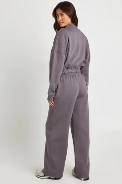 Survêtement Jambes Droites avec Bomber à Fermeture Éclair