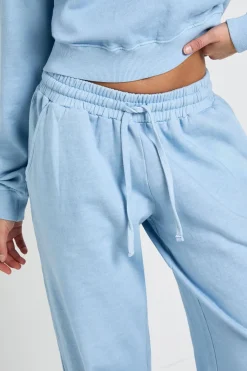 boohoo Survêtement Jambes Droites À Détails Côtelés Délavé<Femme Survêtements|Survêtements