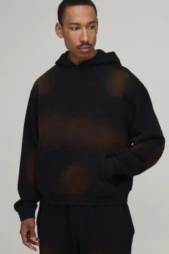 boohooMAN Survêtement Oversize Ample Délavé Par Synthétiquelvérisation<Homme Survêtements