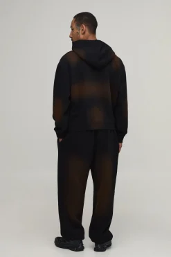 boohooMAN Survêtement Oversize Ample Délavé Par Synthétiquelvérisation<Homme Survêtements