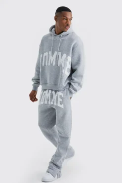 Survêtement oversize fendu