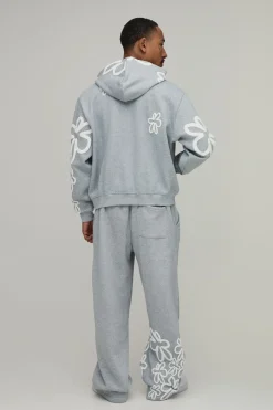 Survêtement oversize fleuri
