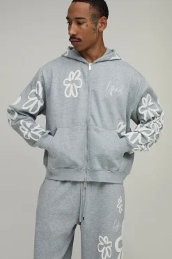 Survêtement oversize fleuri