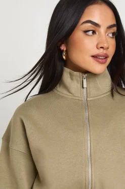 boohoo Survêtement 3 Pièces Col Cheminée Zippé Jambes Droites<Femme Survêtements|Survêtements