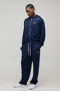 Survêtement Sweat à Casynthétiqueche Tricot Zippé Oversize Boxy et Jogging Baggy