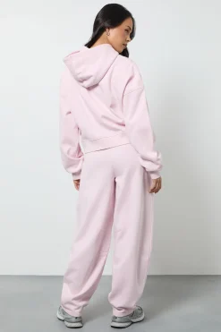 boohoo Survêtement Sweat à Casynthétiqueche Zippé Ample et Jogging Jambes Évasées<Femme Survêtements|Survêtements