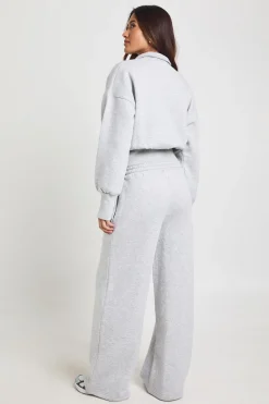Survêtement Sweat à Col Cheminée et Demi-Zip