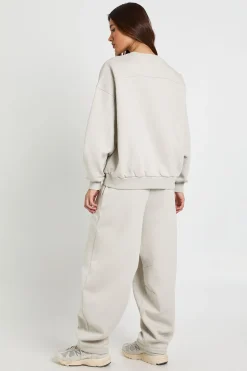 boohoo Survêtement Sweat-shirt à Détails de Coutures et Jogging Ample<Femme Survêtements|Survêtements