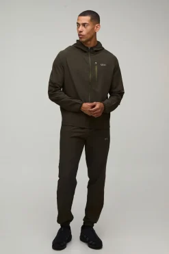 Survêtement tissé stretch à blocs de couleurs pour homme Active