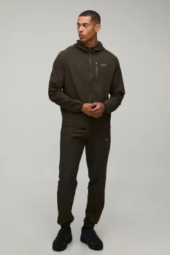 Survêtement tissé stretch à blocs de couleurs pour homme Active