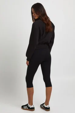 boohoo Sweat Bomber Col Montant À Pressions Détail Enton<Femme Sweats À Capuche Et Sweats|Athleisure