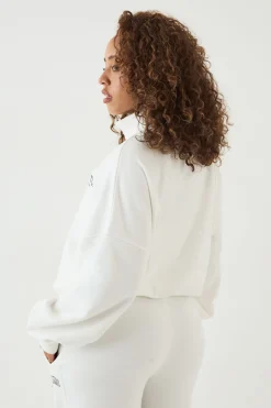 DSGN Studio Sweat Bomber Col Montant Zippé À Imprimé Collegiate<Femme Sweats À Capuche Et Sweats|Dsgn Studio