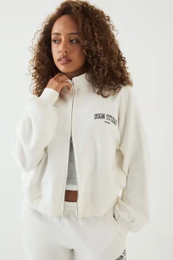 DSGN Studio Sweat Bomber Col Montant Zippé À Imprimé Collegiate<Femme Sweats À Capuche Et Sweats|Dsgn Studio