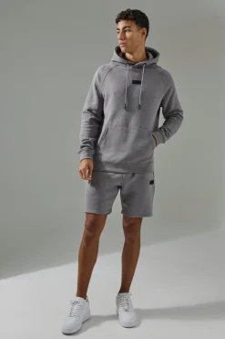 Sweat à capuche actif pour homme & survêtement court