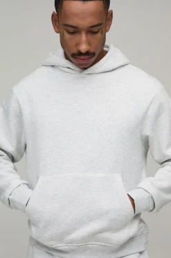 Sweat à capuche basique, à coupe ample