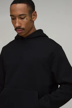 boohooMAN Sweat à capuche basique, coupe régulière à enfiler<Homme Sweats À Capuche Et Sweatshirts|Sweats À Capuche Et Sweats