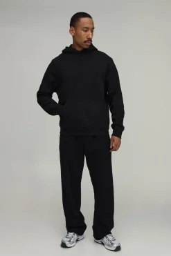 boohooMAN Sweat à capuche basique, coupe régulière à enfiler<Homme Sweats À Capuche Et Sweatshirts|Sweats À Capuche Et Sweats