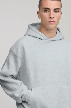 Sweat à capuche basique surdimensionné et au style boxy