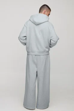 Sweat à capuche basique surdimensionné et au style boxy