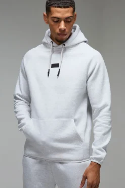 boohooMAN Sweat à capuche à écusson - MAN Active<Homme/Femme Nouveautés Grande Taille|Tout Afficher