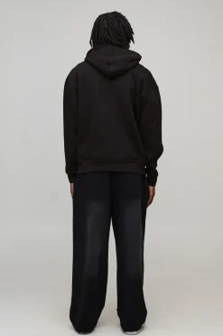 boohooMAN Sweat à capuche imprimé oversize sous licence Grateful Dead<Homme Sweats À Capuche Et Sweatshirts|Sweats À Capuche Grande Taille