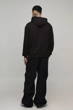 Sweat à capuche imprimé sous licence Grateful Dead, pour personnes de grande taille et à coupe ample