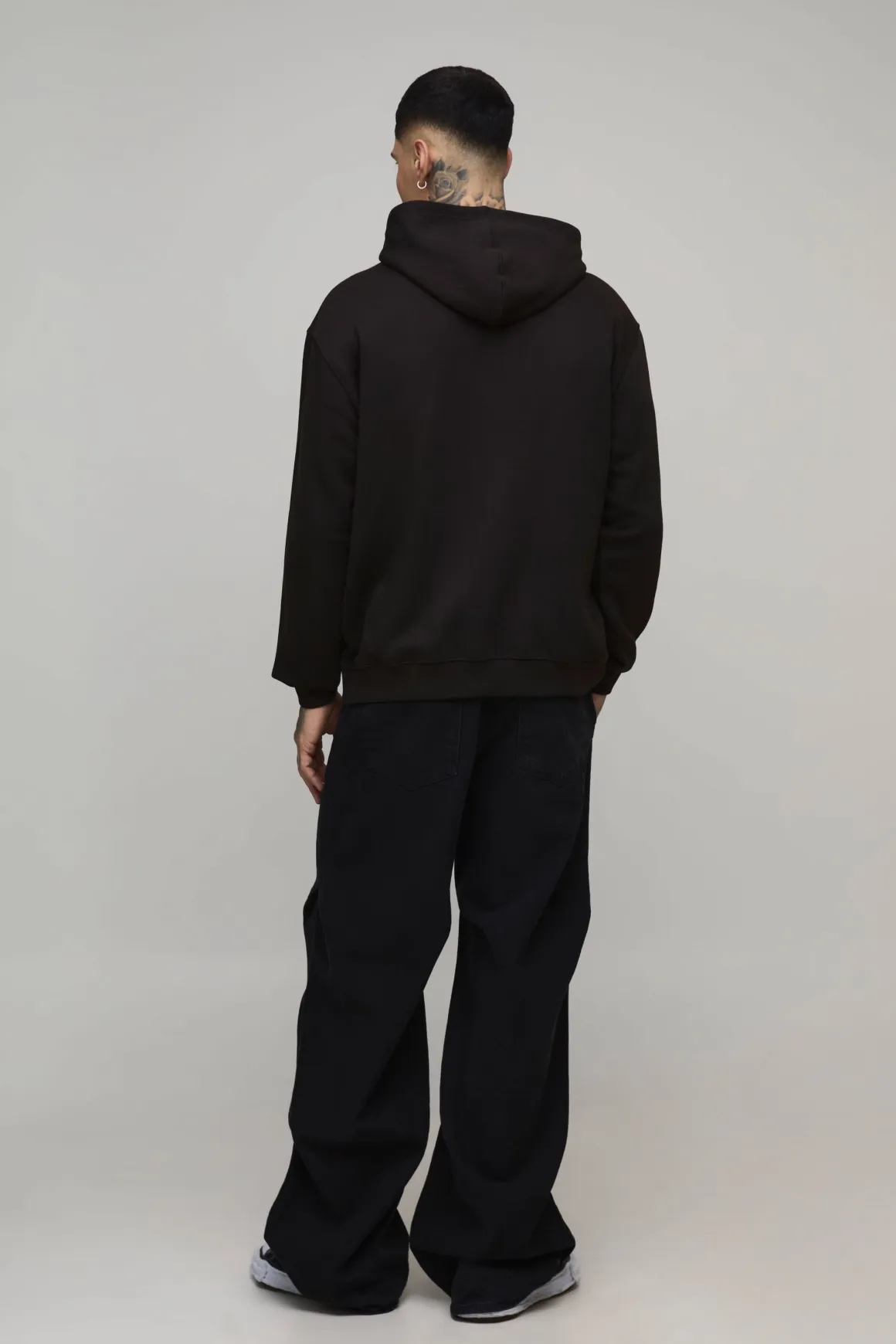 Sweat à capuche imprimé sous licence Grateful Dead, pour personnes de grande taille et à coupe ample