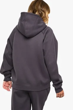 Sweat à capuche oversize à coutures raglan