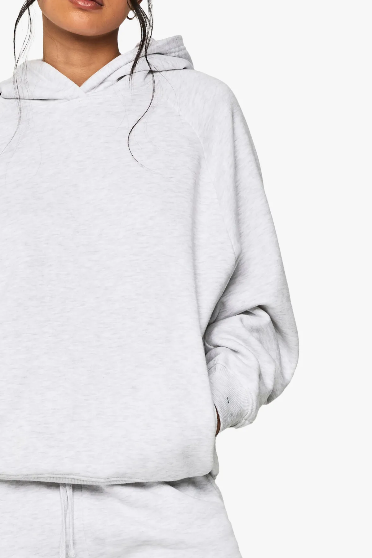 boohoo Sweat à capuche oversize à couture raglan<Femme Basiques|Sweats À Capuche Et Sweats